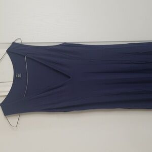 Royal Blue Slit Dress